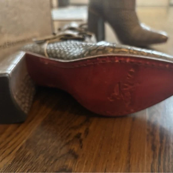 NWT Freebird by Steven Croc-Embossed Brown Ankle Boots - Picture 6 of 12